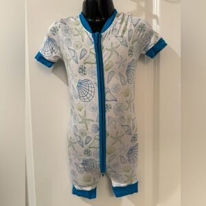 Bamsies Seashell Bamboo Short Zippy